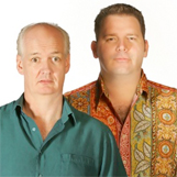 Colin Mochrie and Brad Sherwood