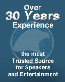 Speakers Bureau service for over 30 years.