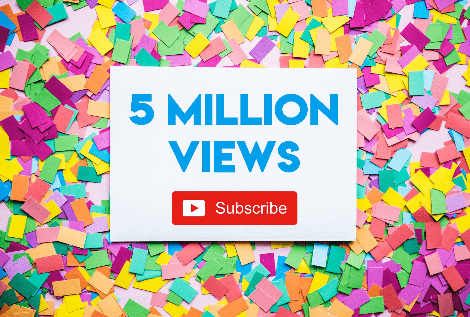 5 Million YouTube Views